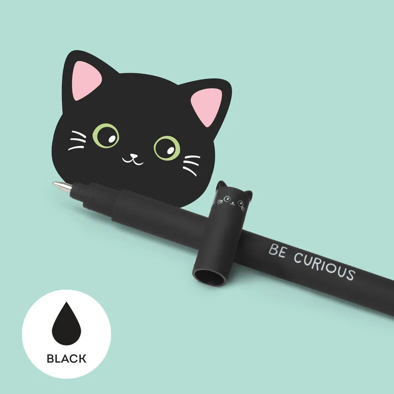 Be Curious Kitty Erasable Pen