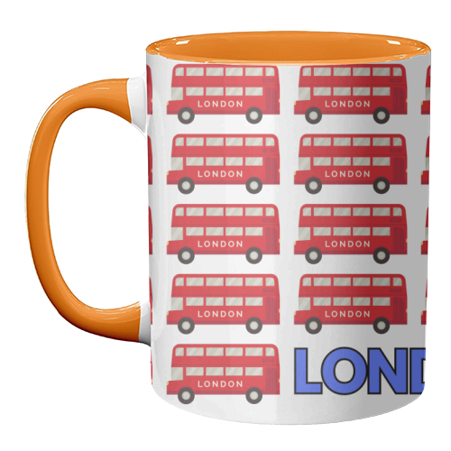 Mugs 'London Buses' by Lilly Rose