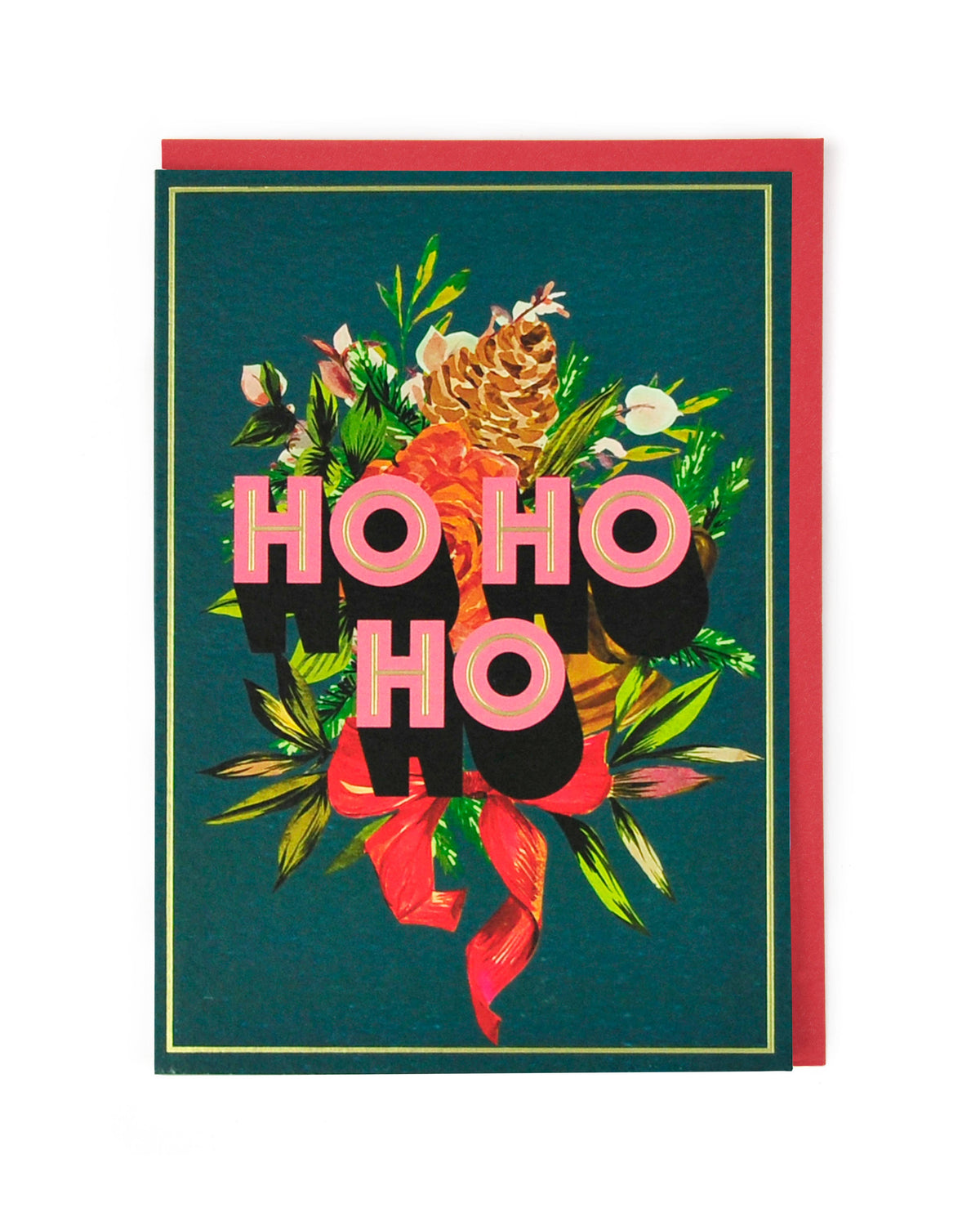 Ho Ho Ho Christmas Card