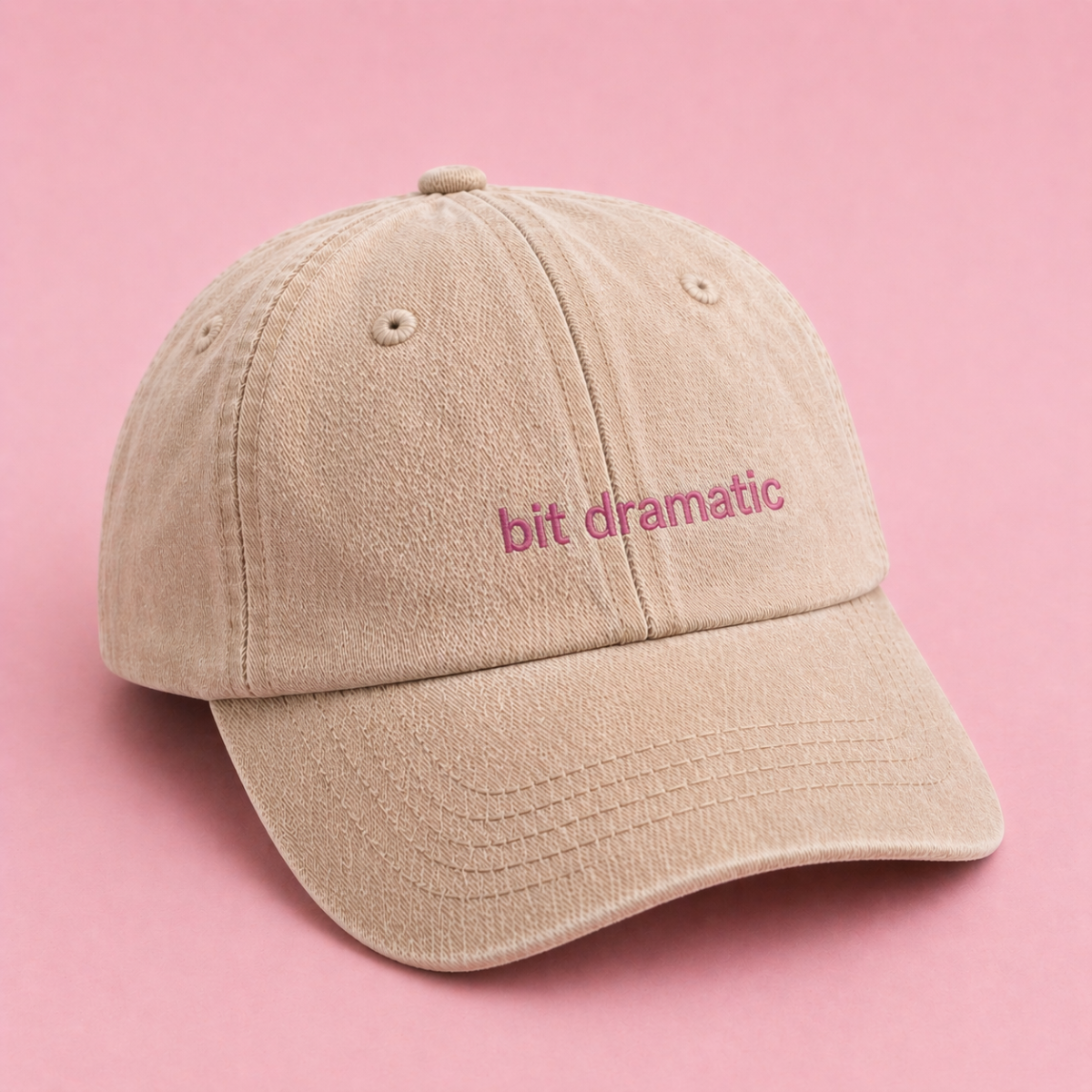 “wine slut” Cap: Dusky Pink