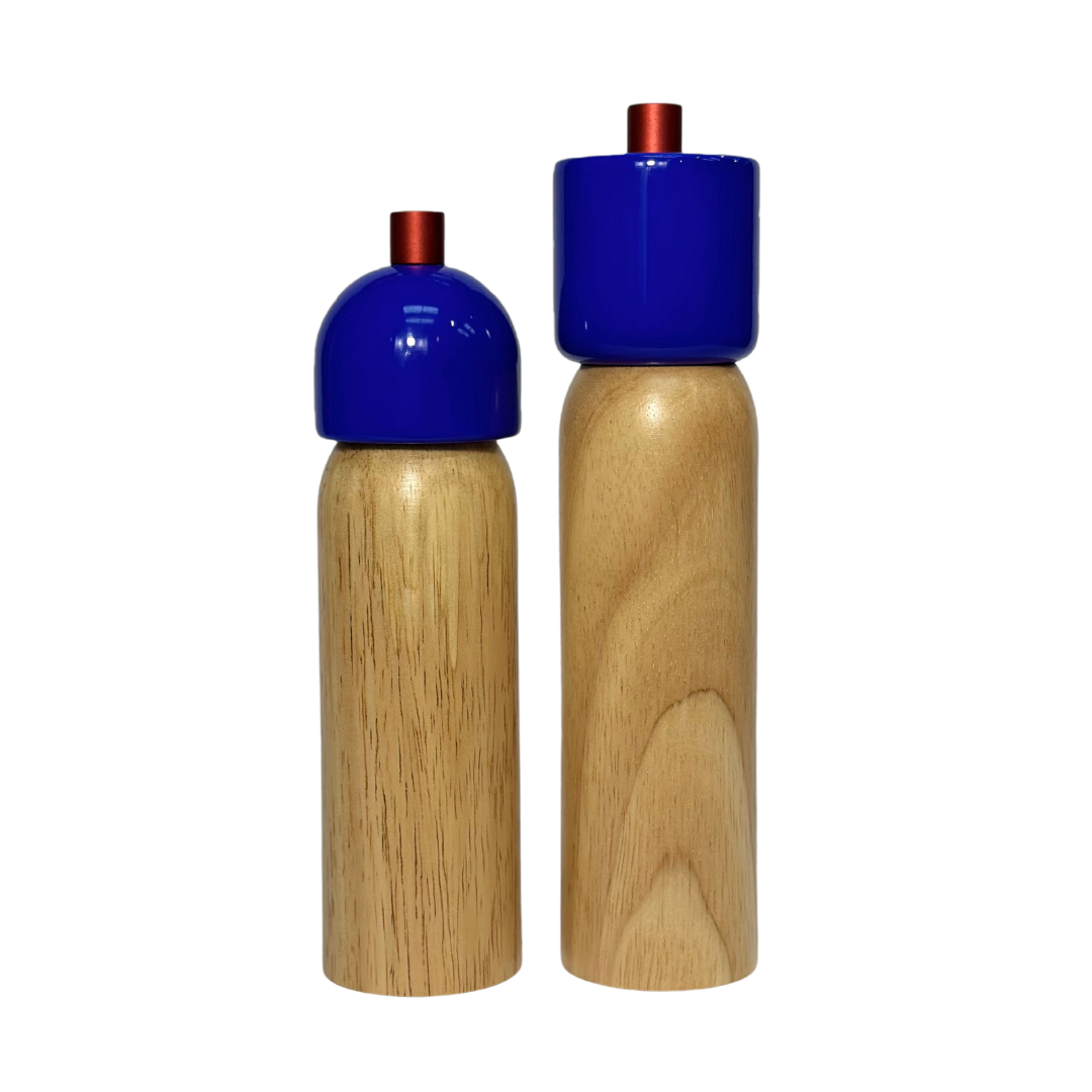 Salt &amp; Pepper Grinder - Navy &amp; Red
