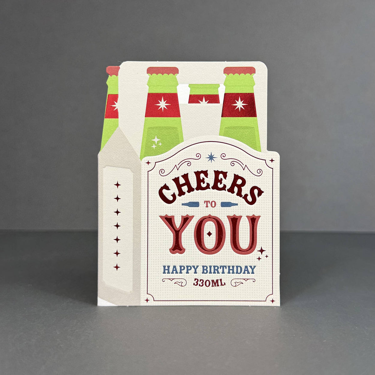 Beer Bottles Mini Card