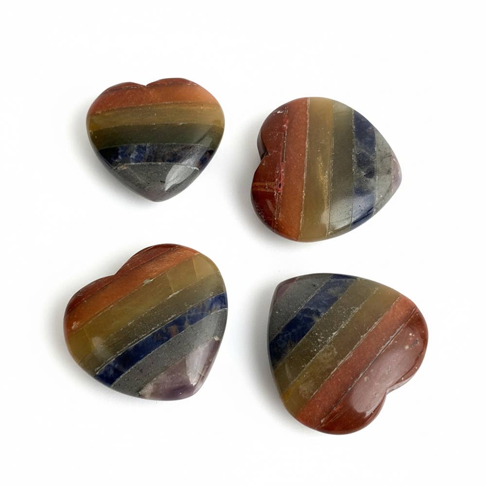 Small Crystal Heart, 3cm: Lapis Lazuli