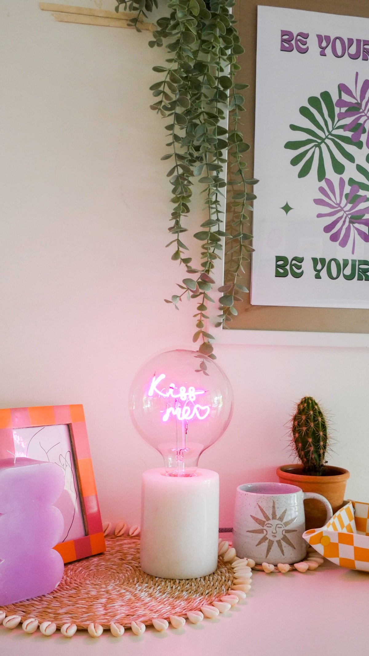 LED Text Light Bulbs- Screw Down