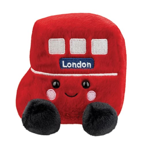 Palm Pal Bertie Red Bus 5 Inch Plush Toy