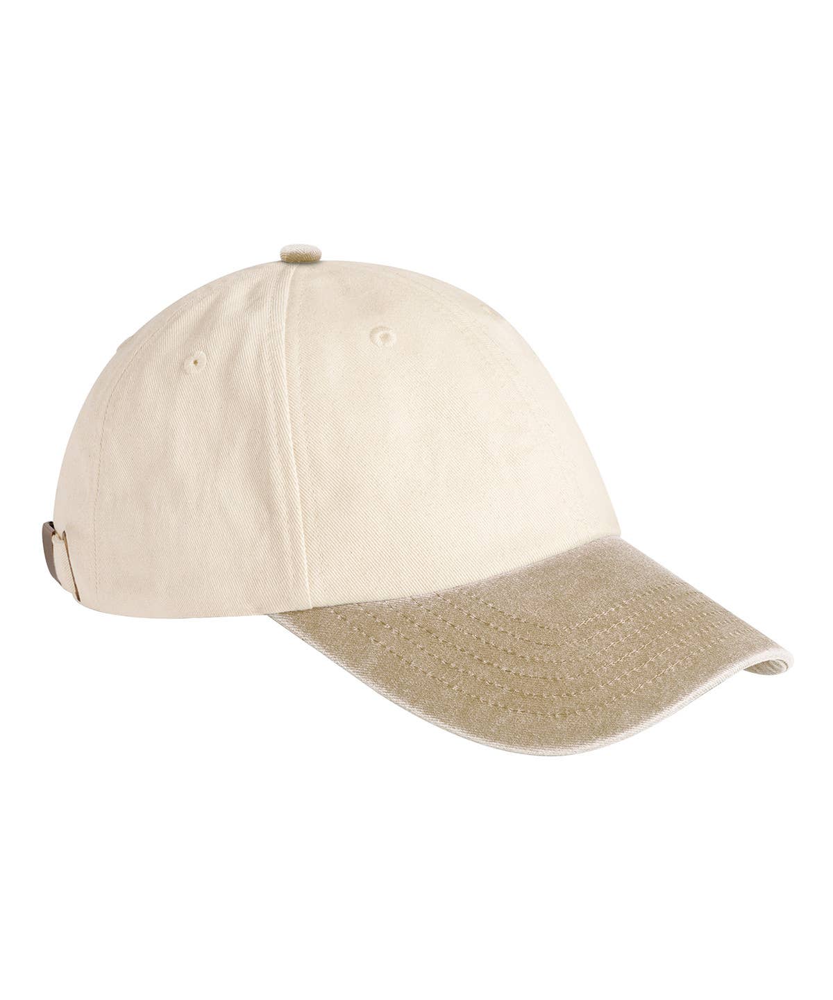 I could be meaner Embroidered Contrast Vintage Cap: Vintage brown