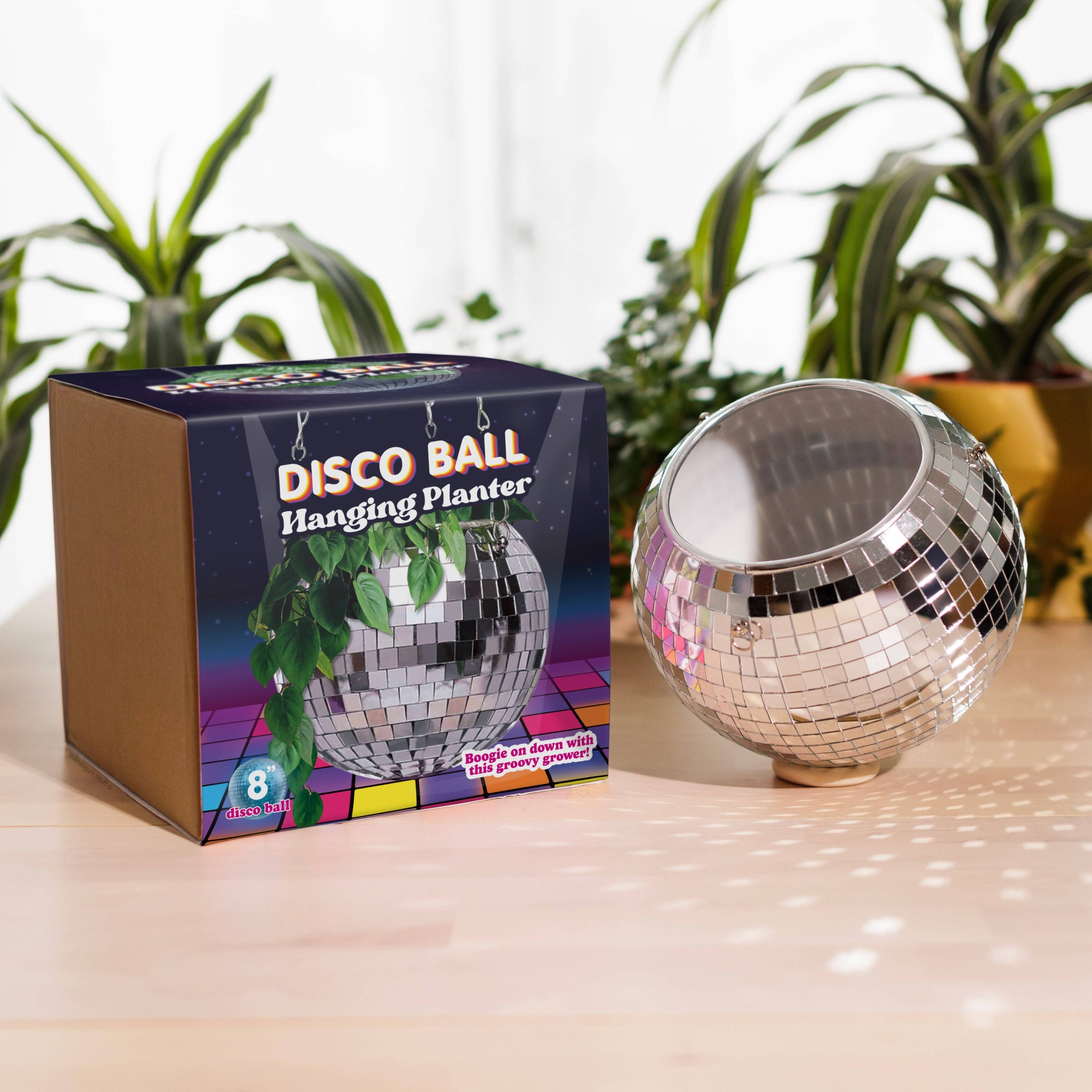 disco hanging planter Disco Ball Hanging Planter (8in)