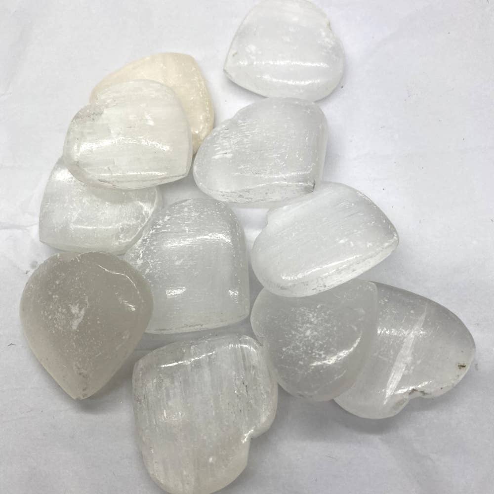 Small Crystal Heart, 3cm: Opalite
