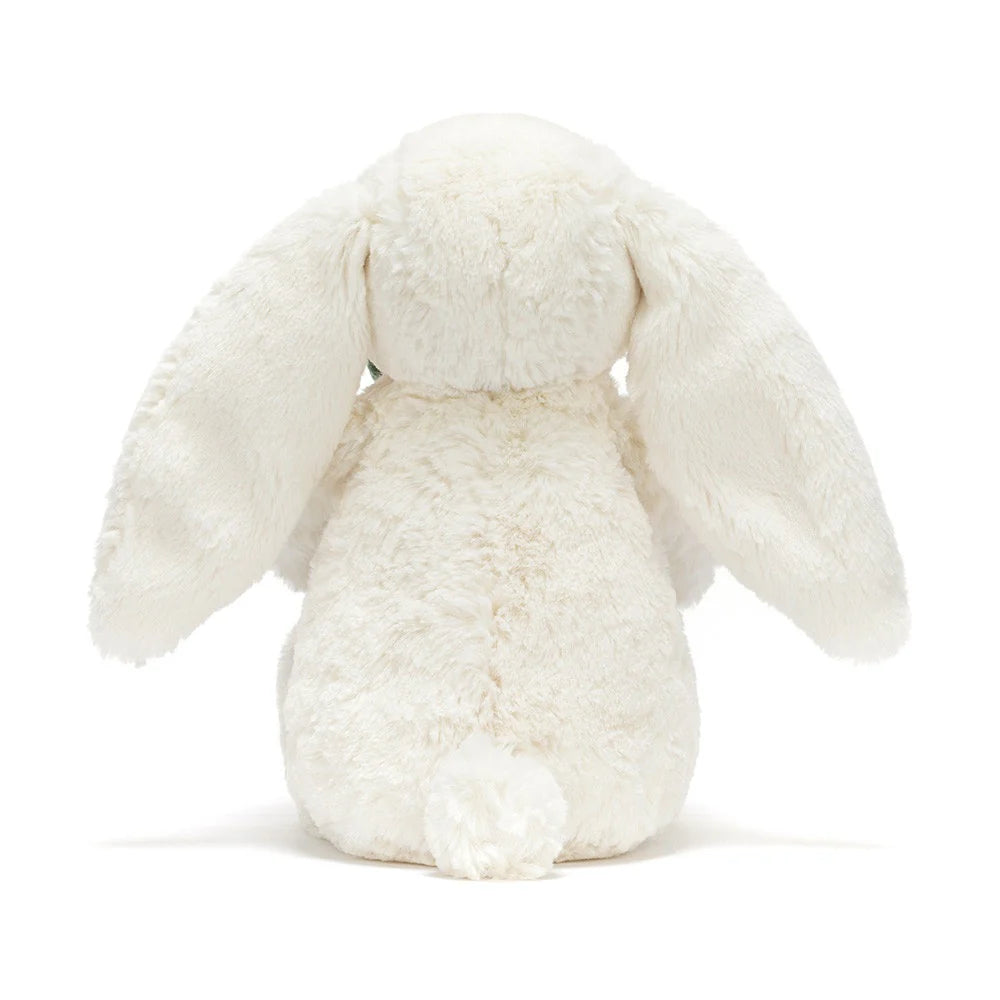 Cream Bunny With Plant