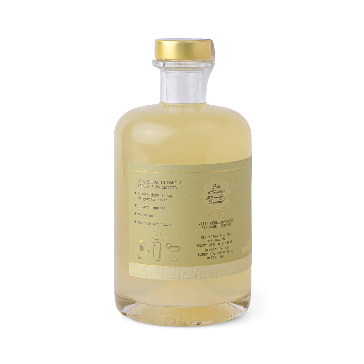 Here's How Margarita Cocktail Mixer 500ml