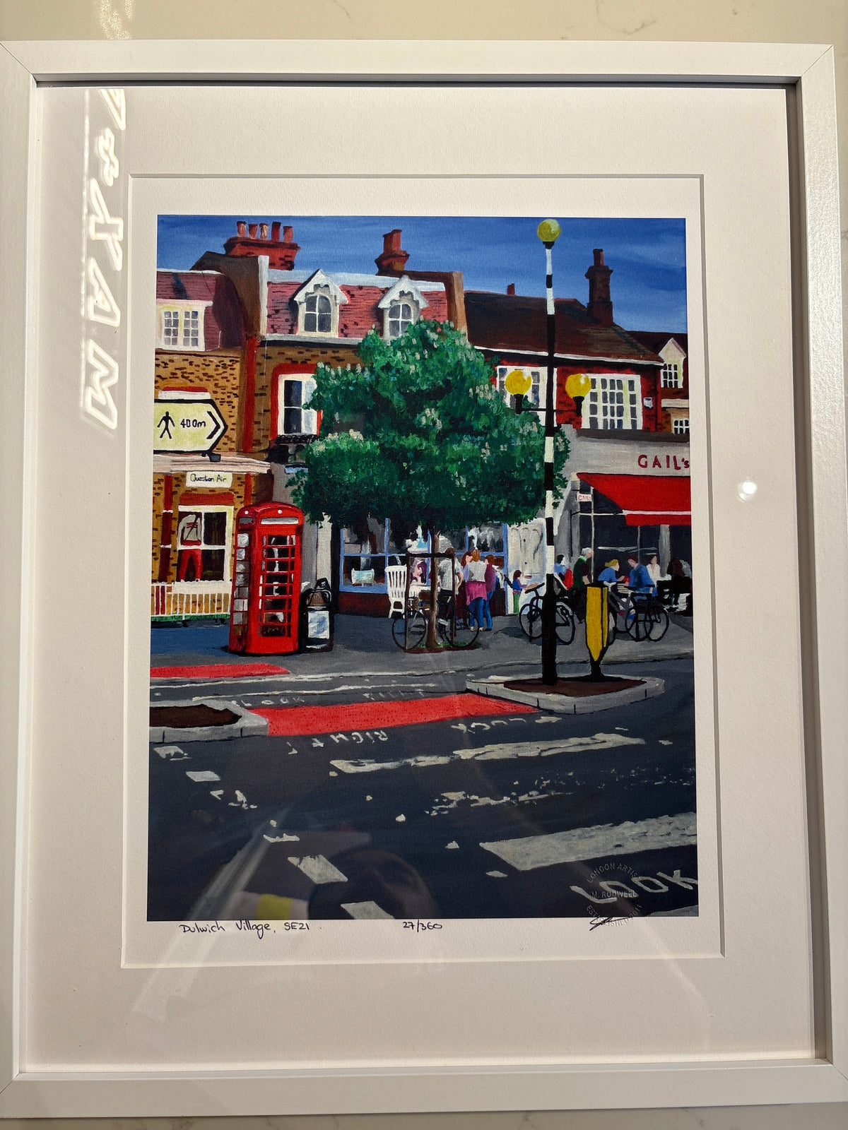 Magnus Rodwell - Dulwich Village Framed 27/360
