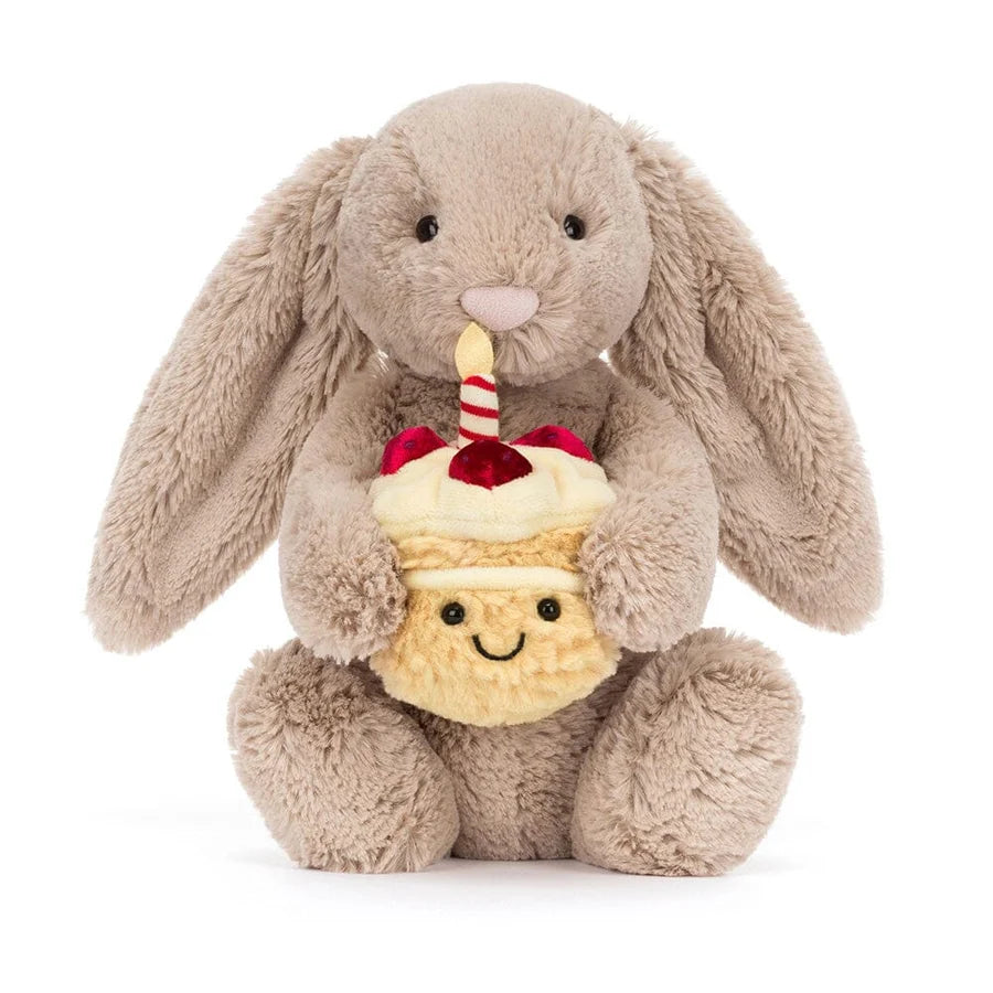 Jellycat Bashful Beige Birthday Bunny (31cm)