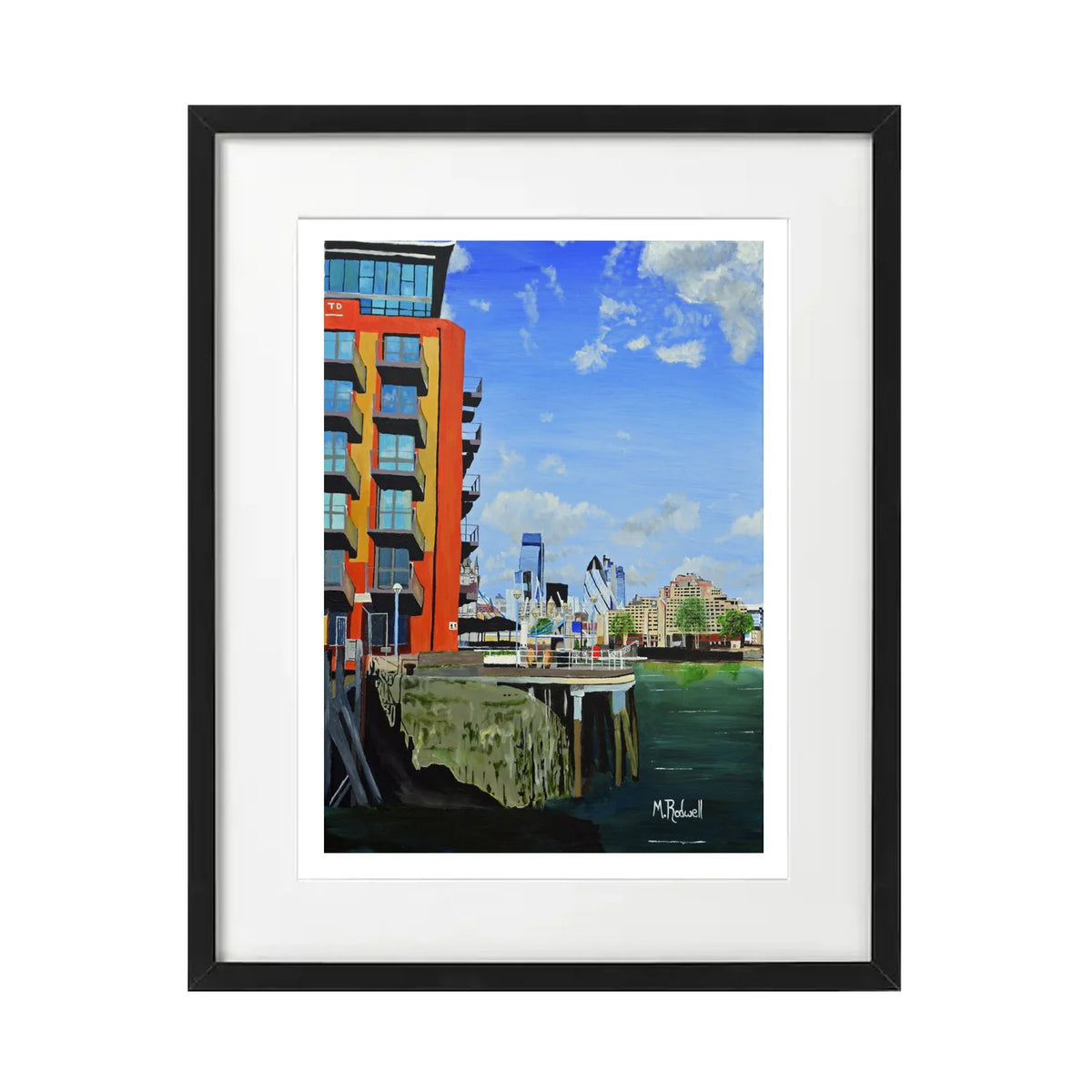 Magnus Rodwell -  St Saviours Dock Neckinger Corner Thames Bermondsey | Quay Side - 21/360