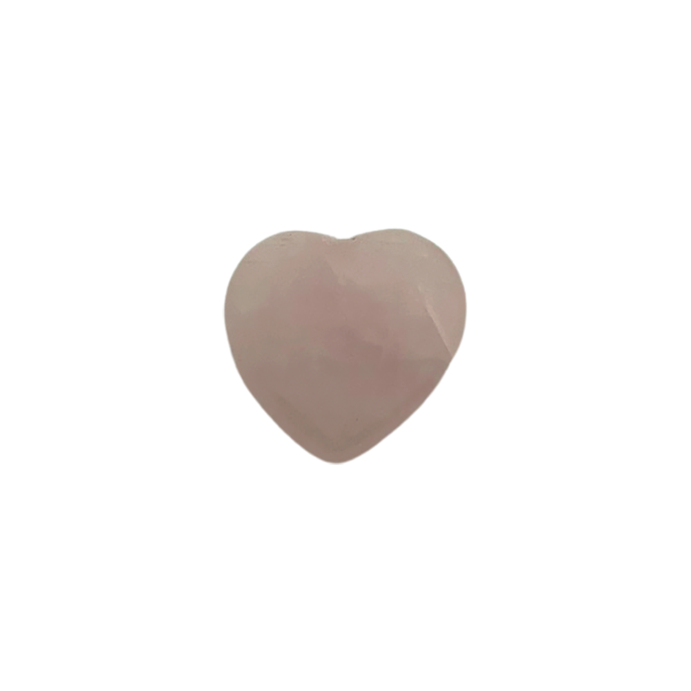 Mini Crystal Heart, 2cm: Rose Quartz