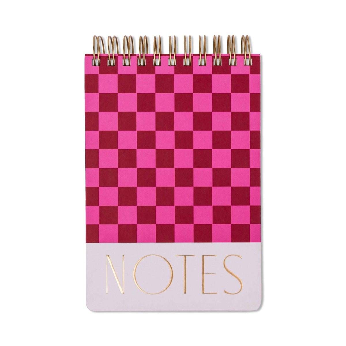 DesignWorks Ink Large Chunky Notepad - Burgundy + Pink