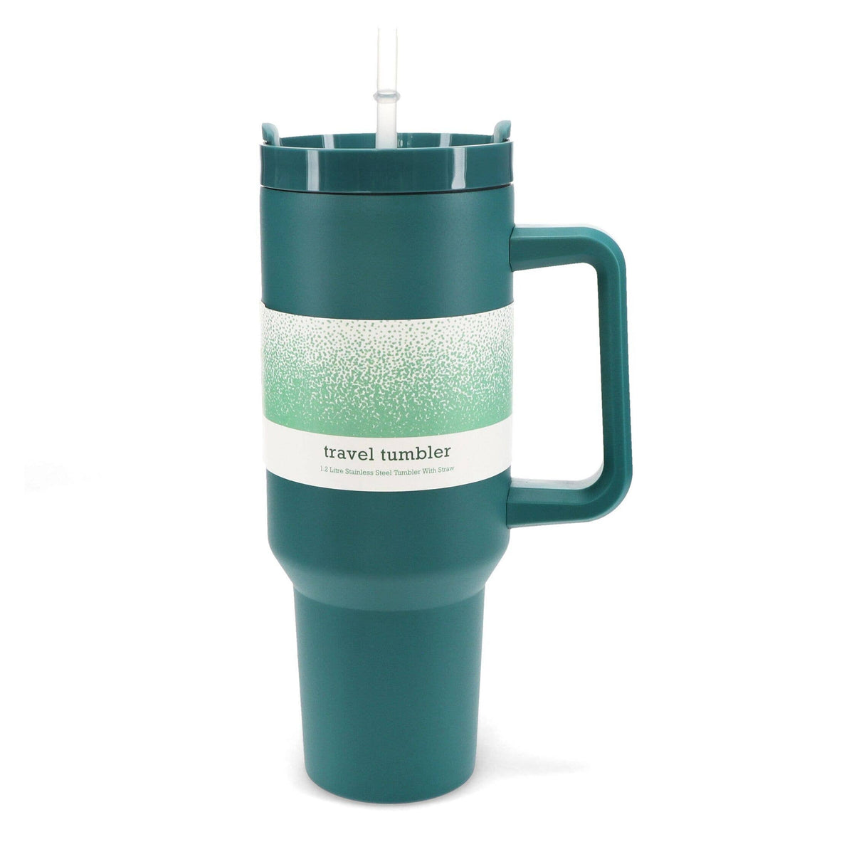 Travel Tumbler With Handle (1.2Ltr) - Petrol Blue
