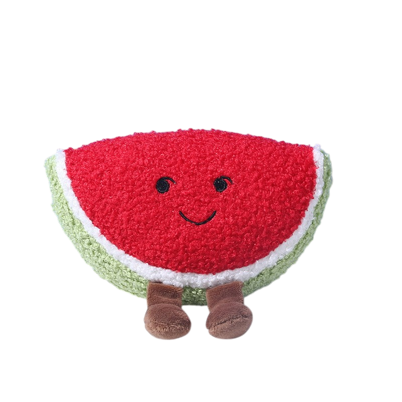 Cute Fruit Plush Dog Toy – Squeaky Chew Toy: Banana