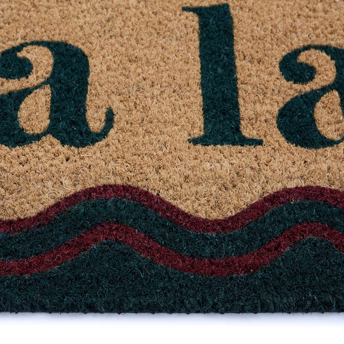 My Mat Printed Coir Doormat Fa La La La La: 45x75
