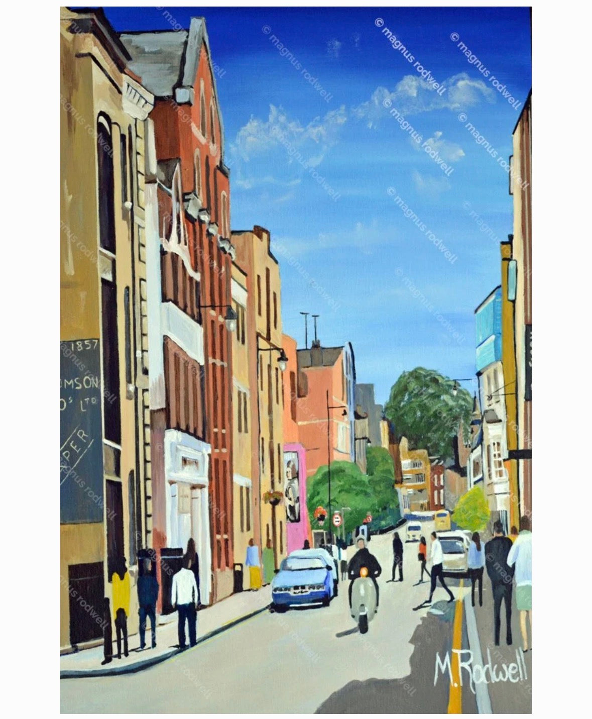 Magnus Rodwell -  Bermondsey Village Life Framed 141/360