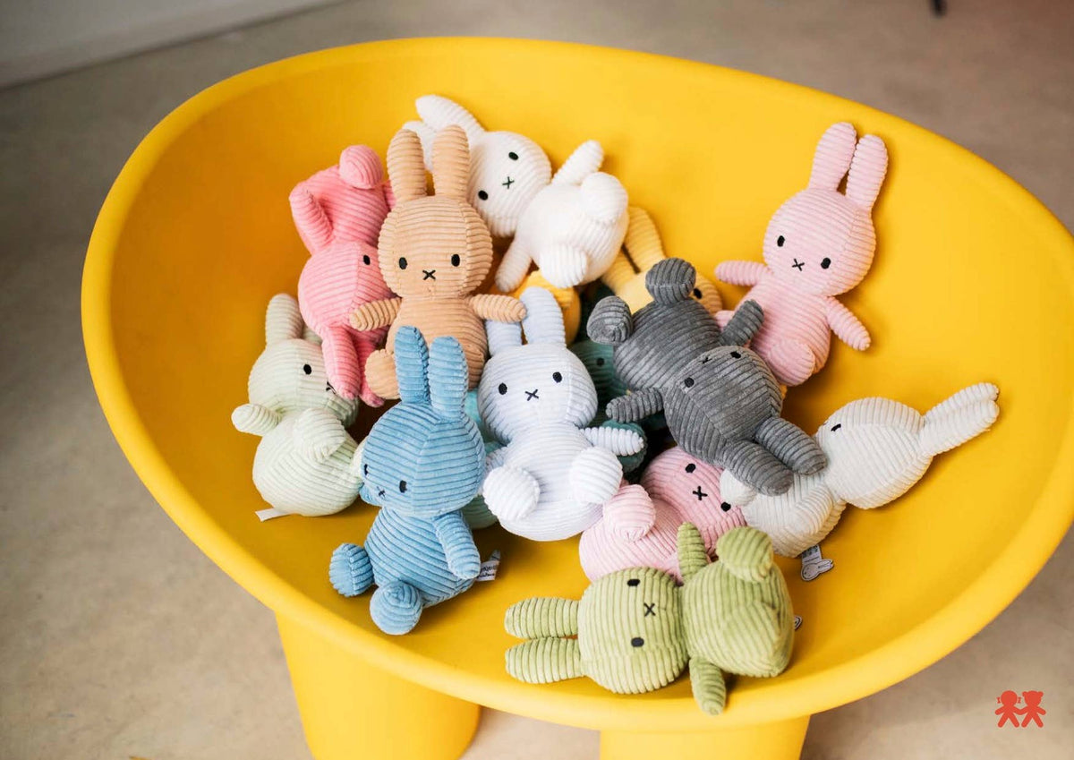 Miffy Corduroy ECO Soft Grey 23cm