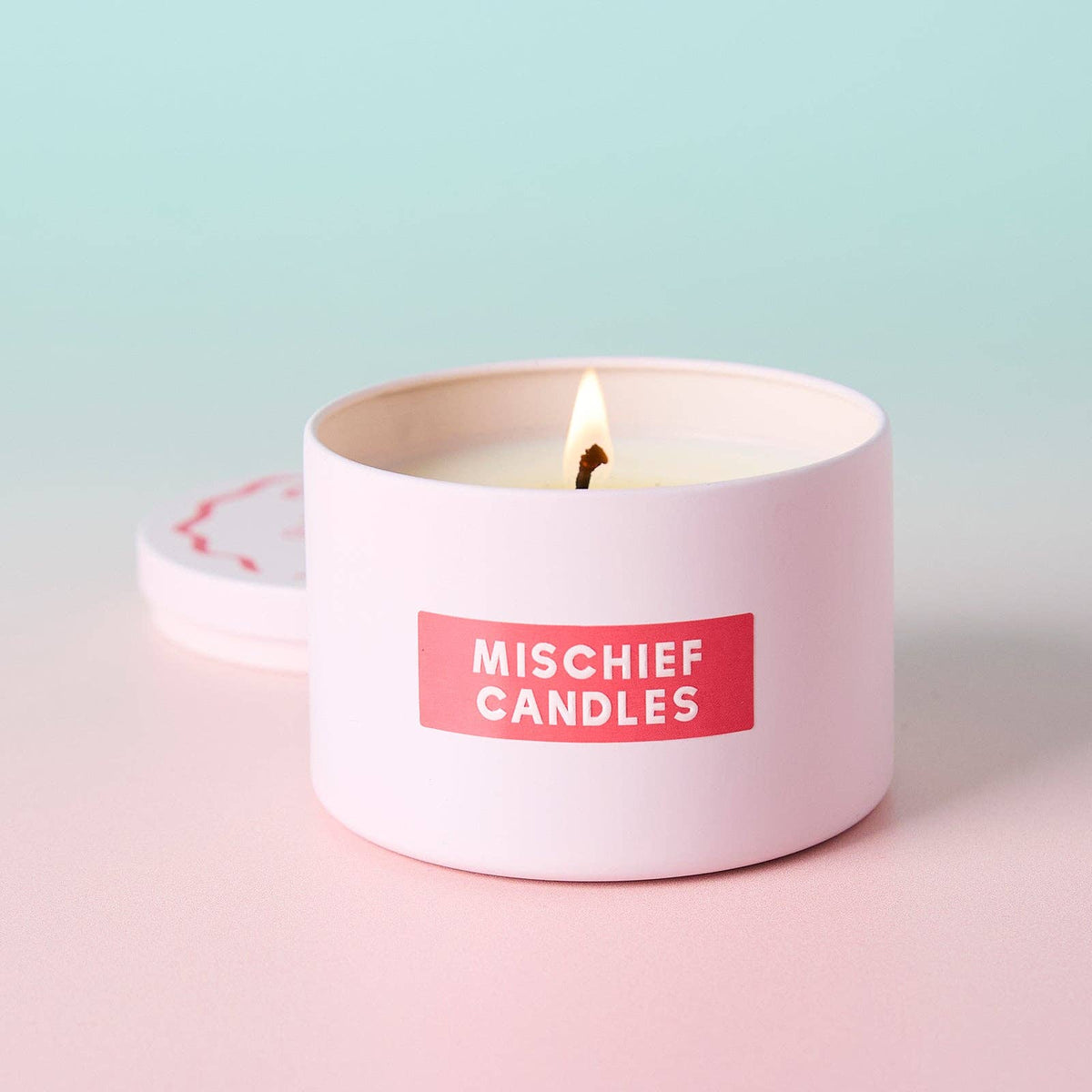 Hot Girl Running Club Pink Tin Candle: Chilled Vibes (Eucalyptus & Fresh Citrus) / Candle Only