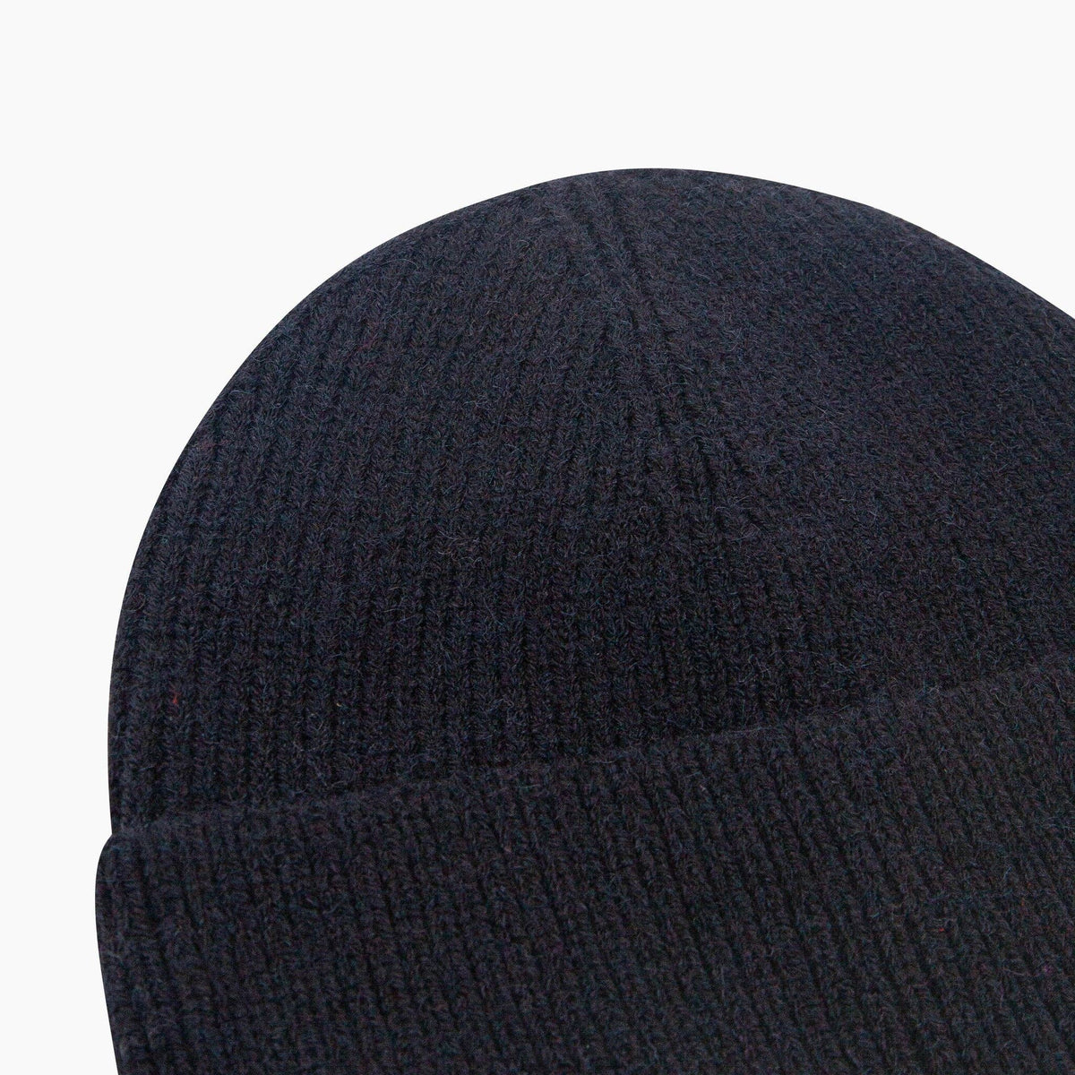 Leopard Print Beanie Hat in Black: One Size