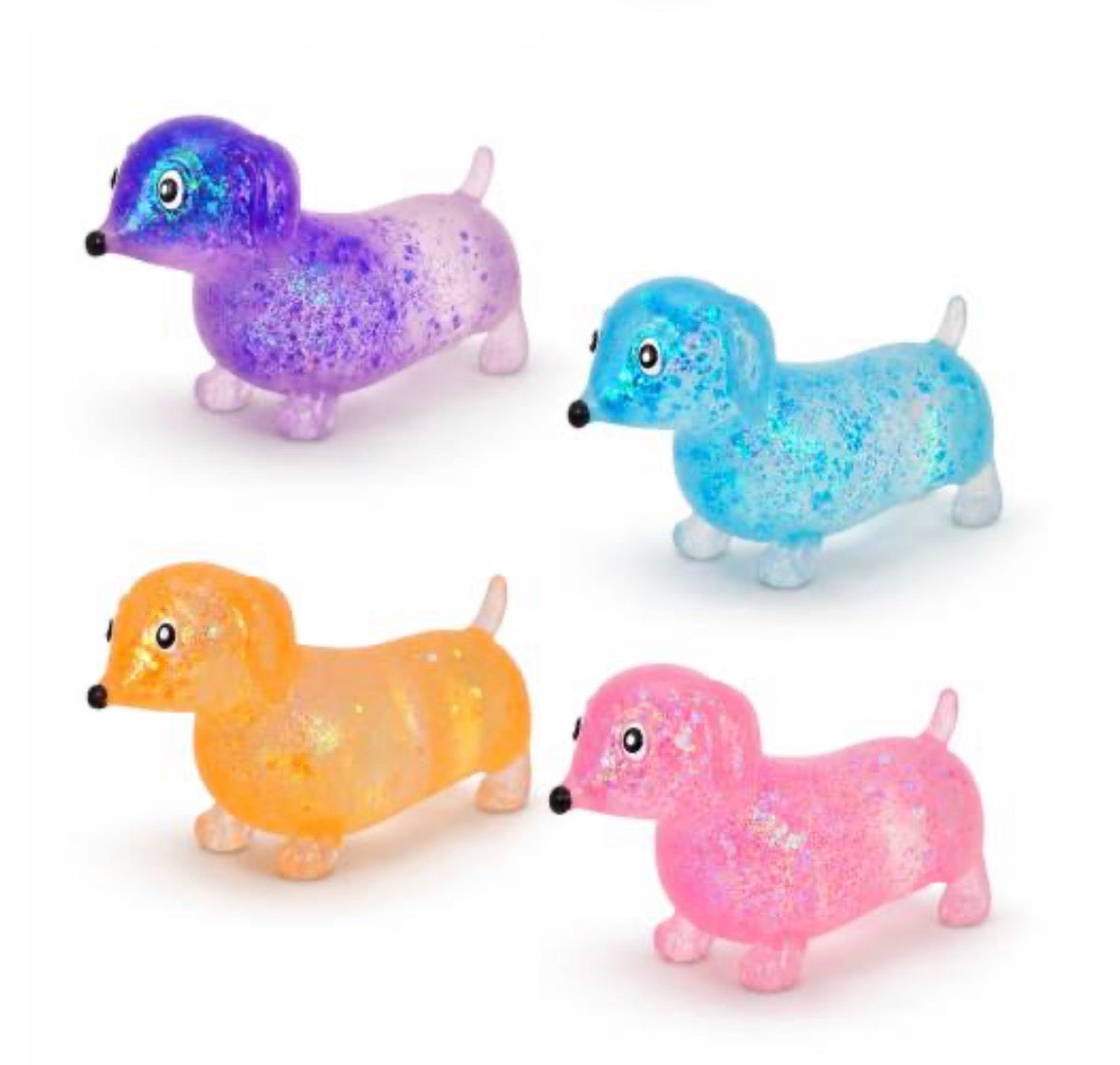 Sparkly Squishy Sausage Dog