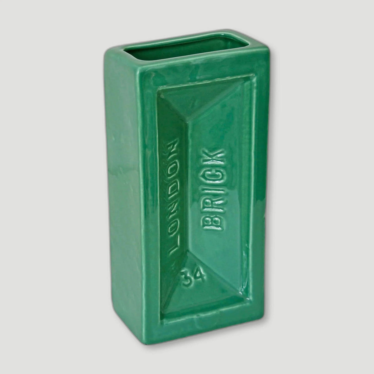 London Brick Vase (Green)