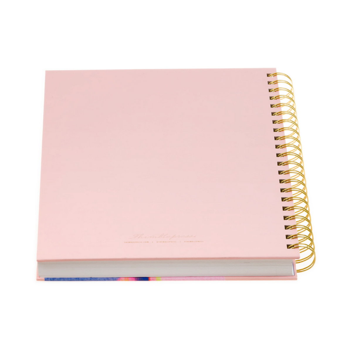 Éccolo Hardcover Wirebound Sketchbook - Pink Paint - 8X11"