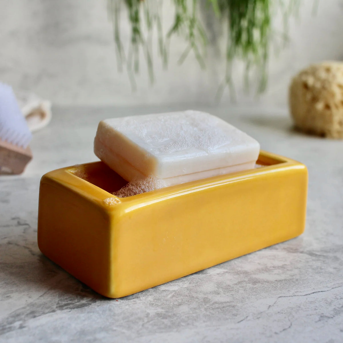 London Brick Soap Dish (Yellow)
