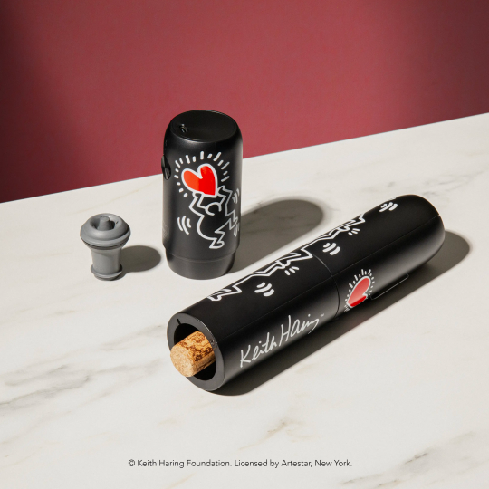 Electric Wine 2pc Set Keith Haring