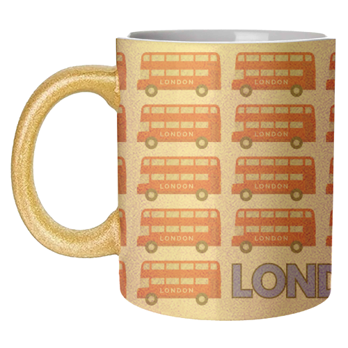 Mugs 'London Buses' by Lilly Rose