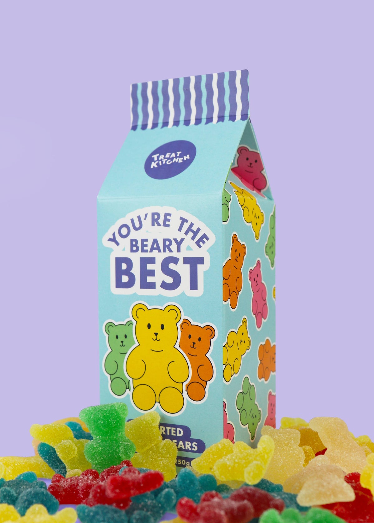 Gummy Bears Retro Milk Carton (250g)