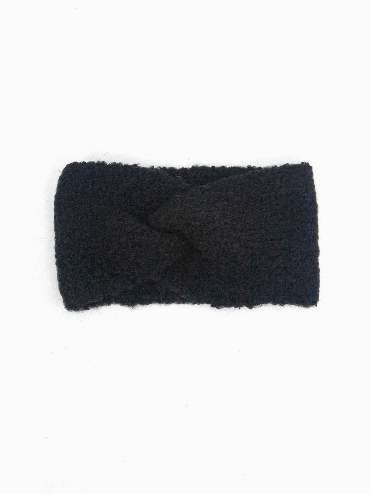 Bekka Twist Front Headband - Black: One-size