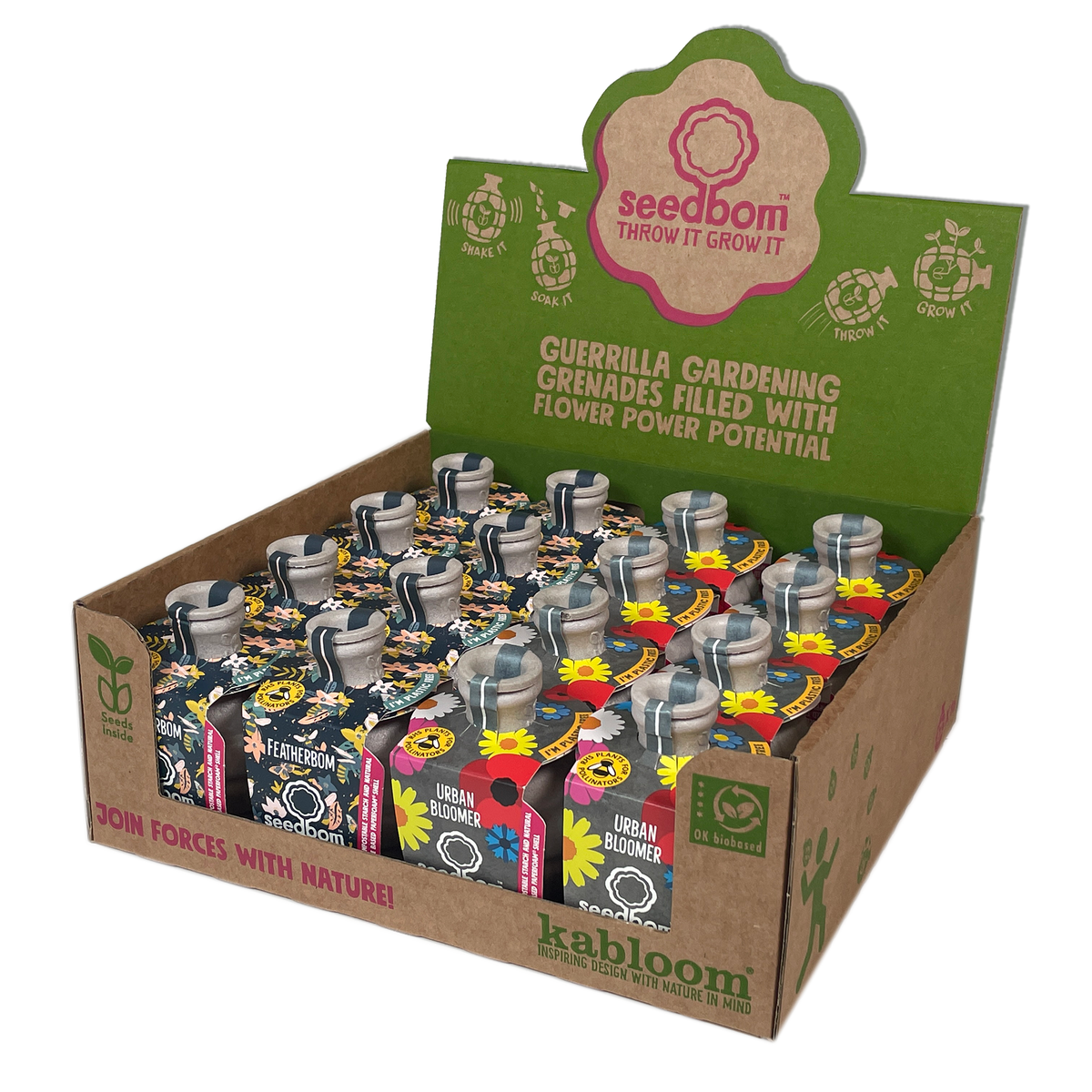 Featherbom & Urban Bloomer Seedbom - Mixed CDU Pack