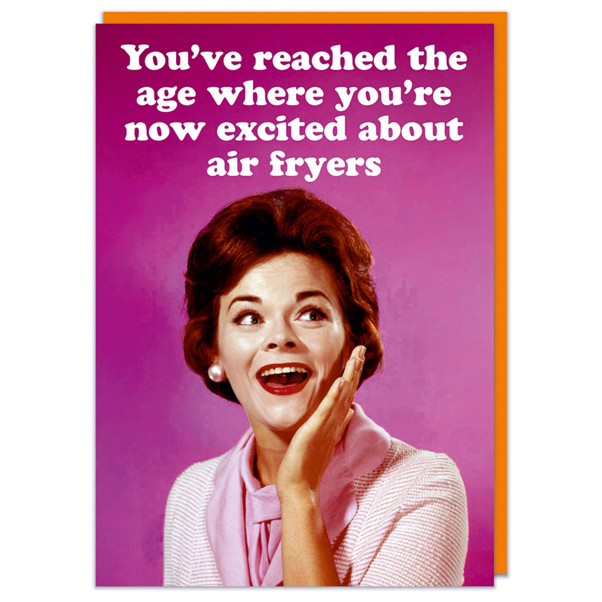 Excited about air fryers Greeting Card
