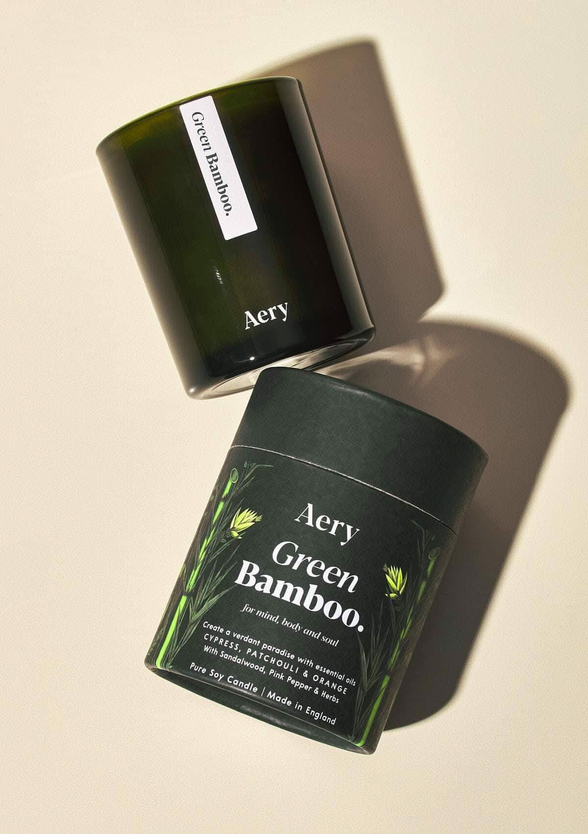 Botanical Green Bamboo Scented Candle