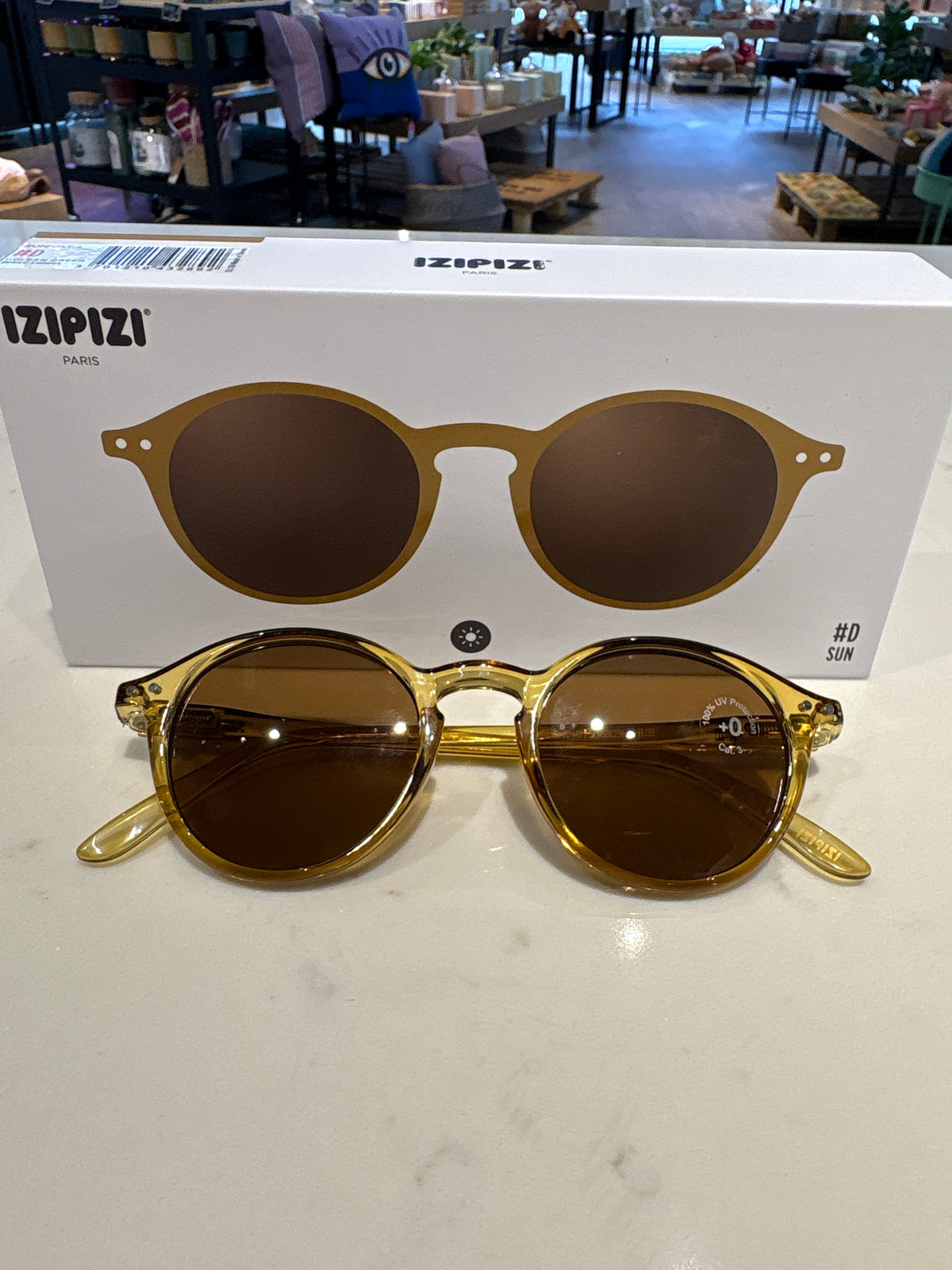 #D GOLDEN GREEN SUNGLASSES