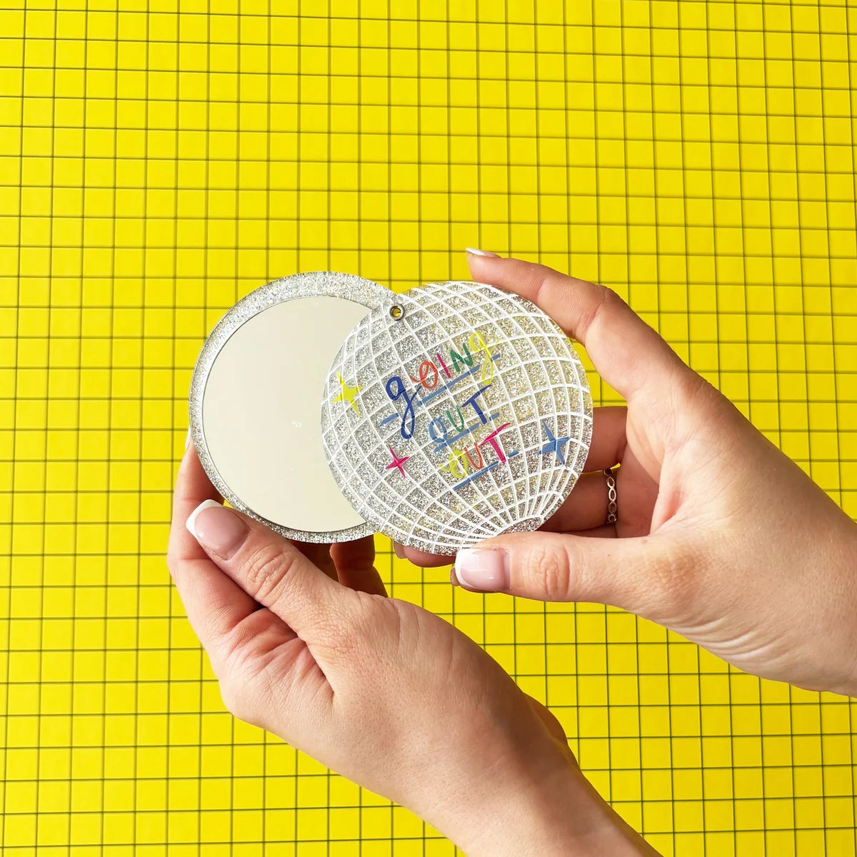 Small Talk Compact Mirror ‘Going Out-Out’