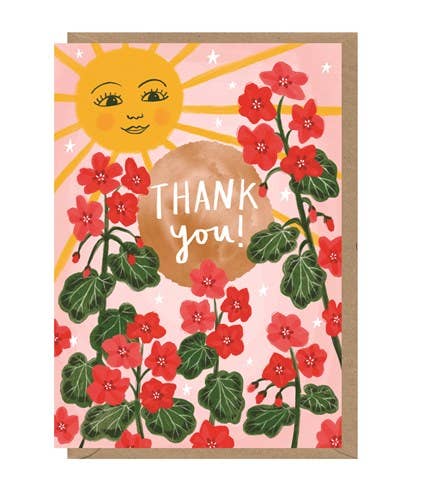 BO12 Thank You - Greetings Card