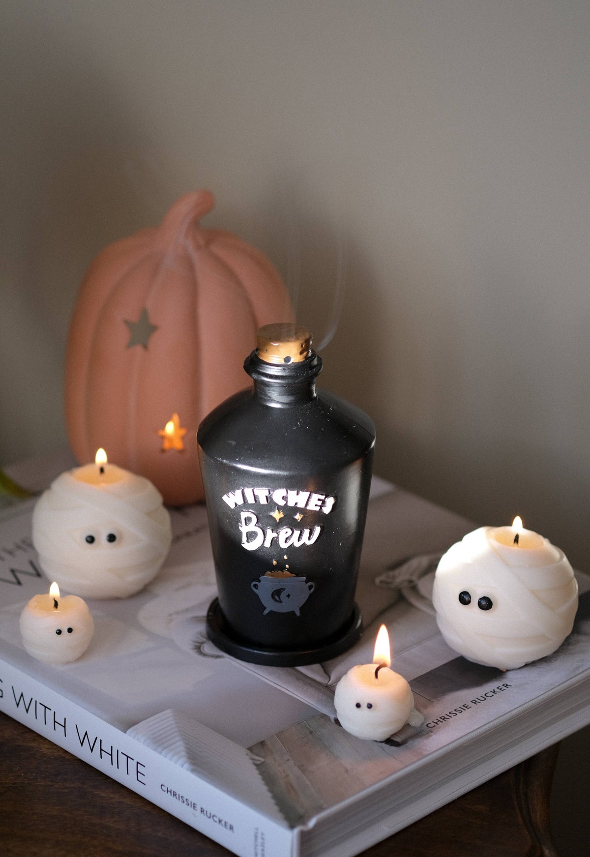 Mummy Ghost Candle Duo | Halloween Candles | Mummy Candles