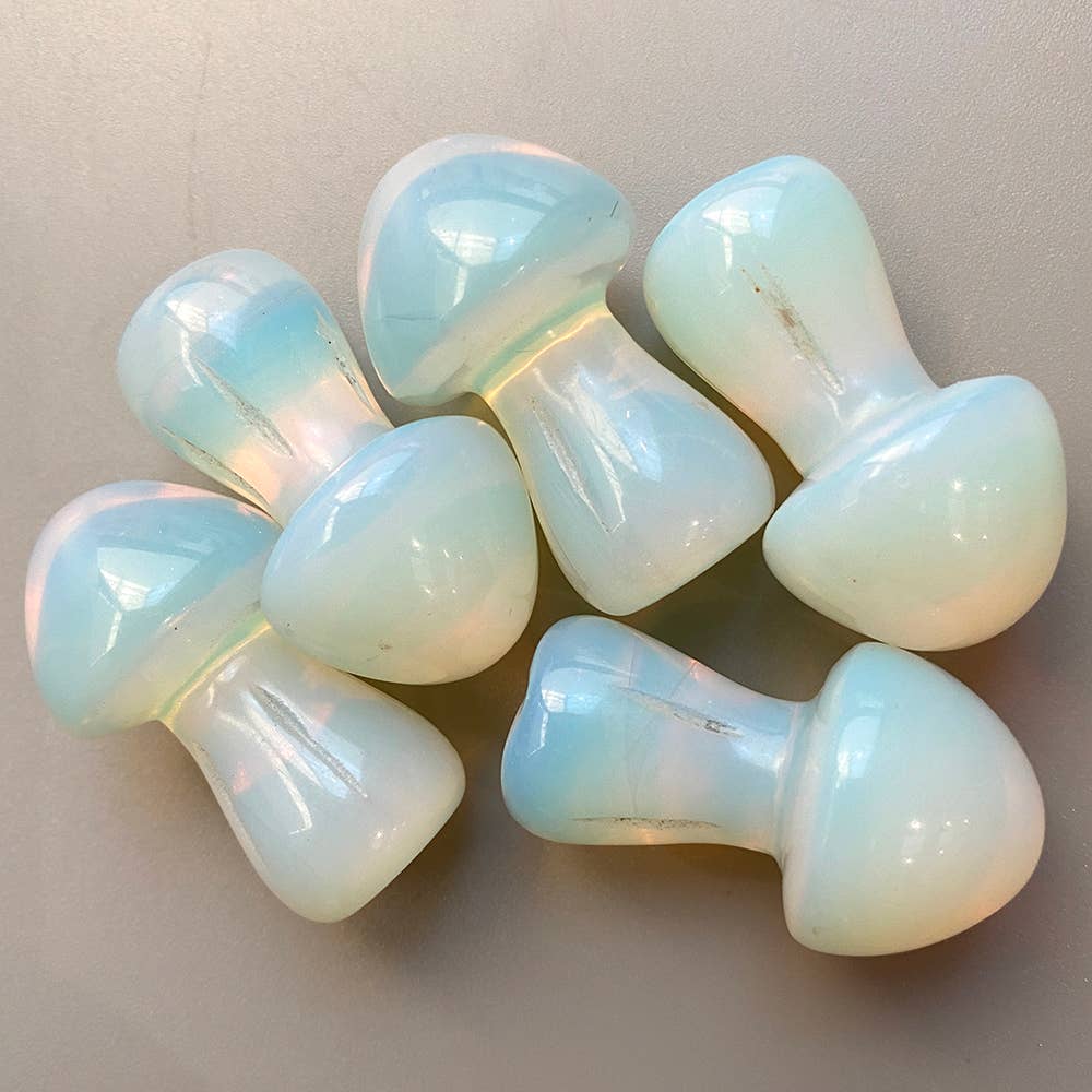 Crystal Mushroom, 3.5cm: Yellow Aventurine