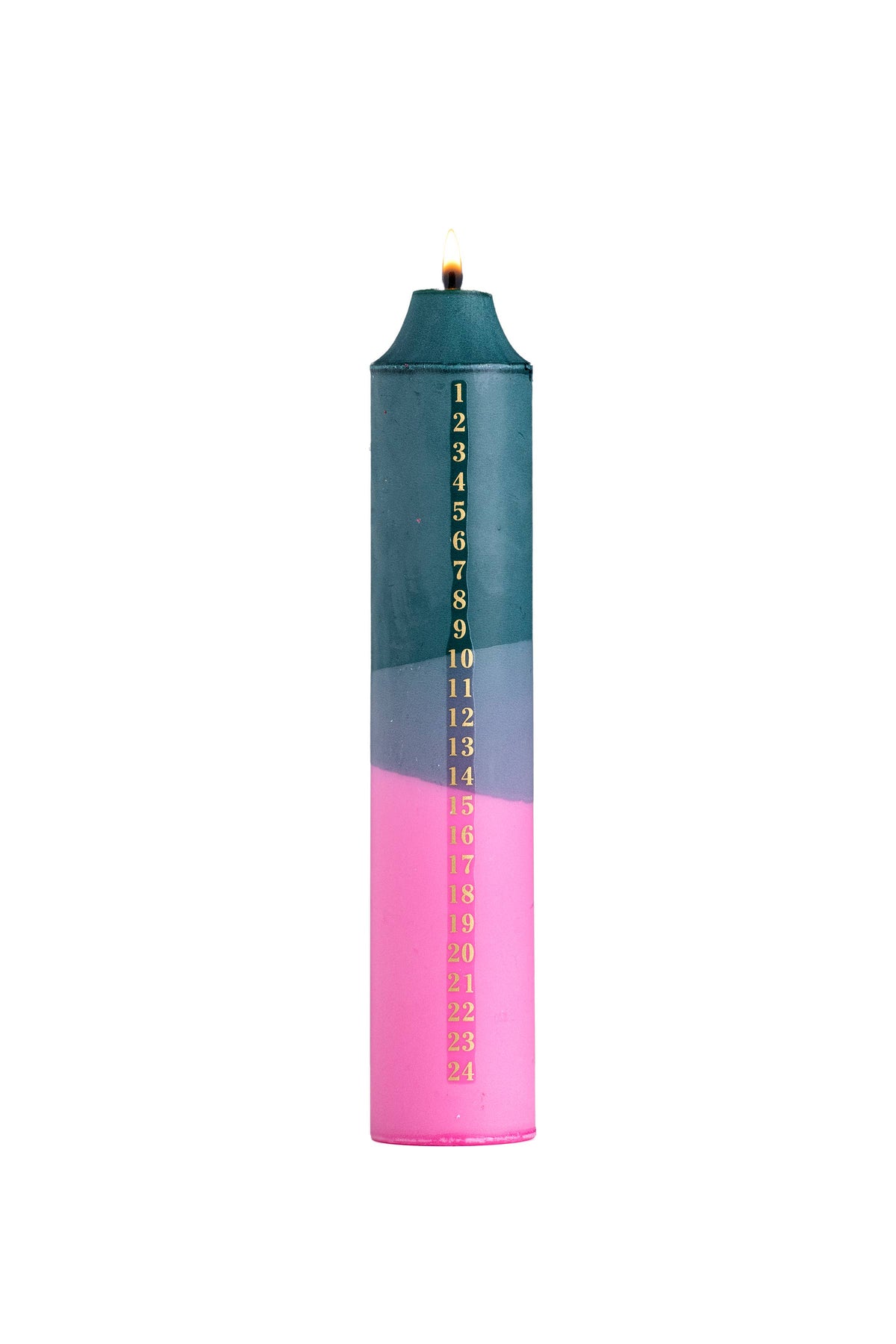 Advent Candles, Scented Christmas Candles, Advent : Green Confetti- Abernethy Forest