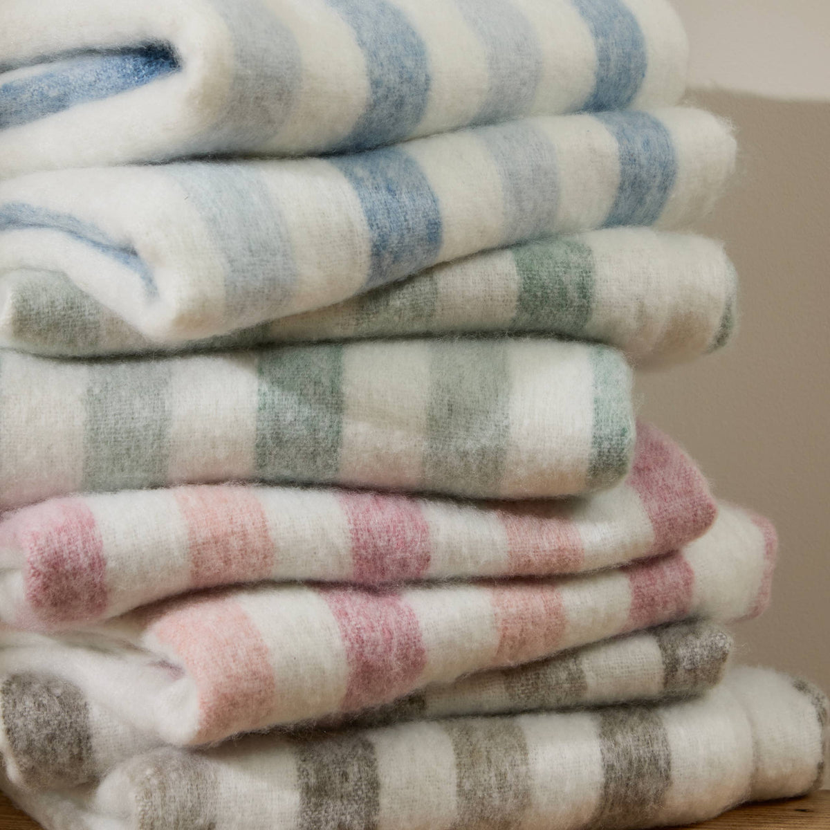 Wylder Beechwood Woven Stripe Throw Heath: Heath / 140x180