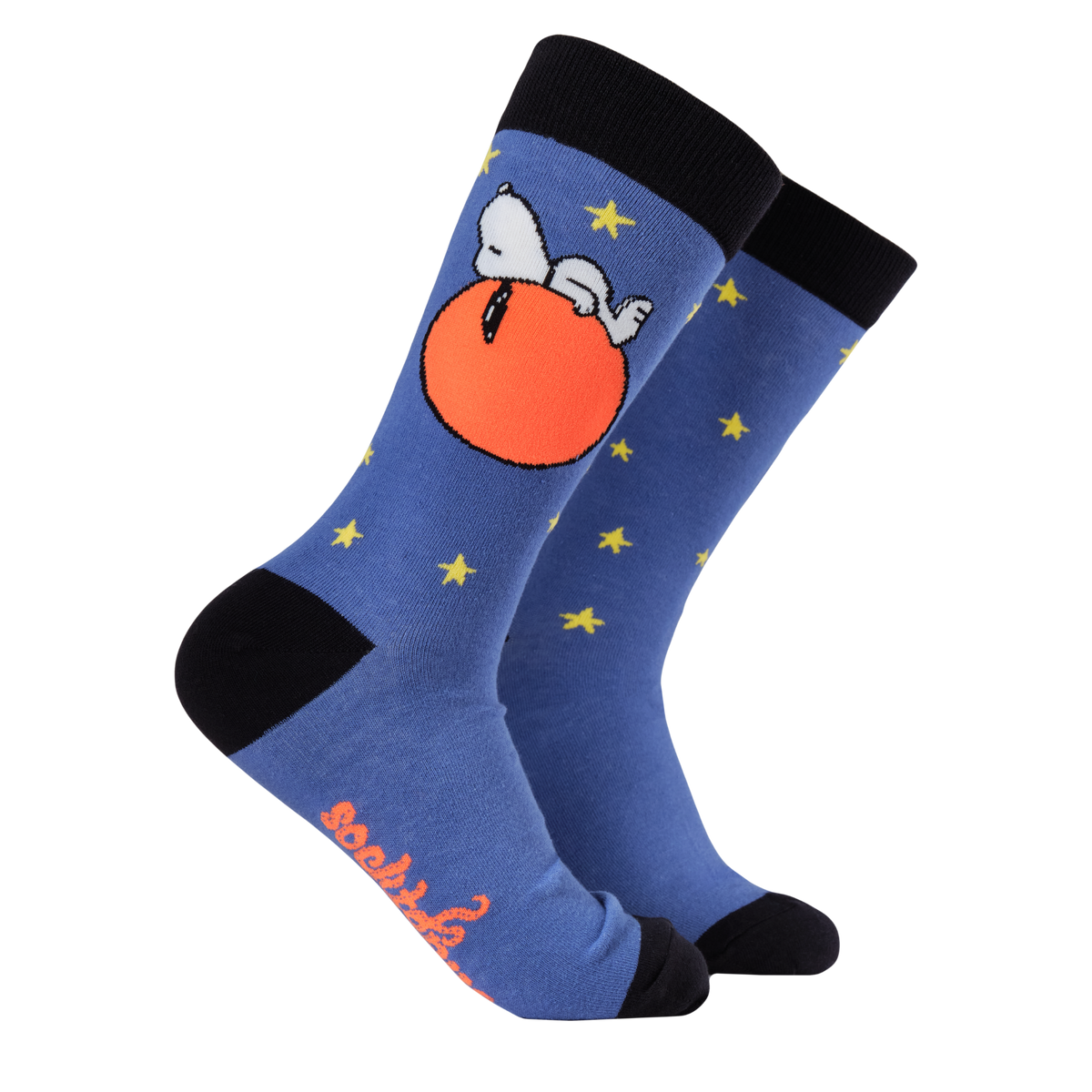 Snoopy Dog Tired Socks - Peanuts: BLUE / L (UK 9-12 / EU 43-46 / US 10-13)