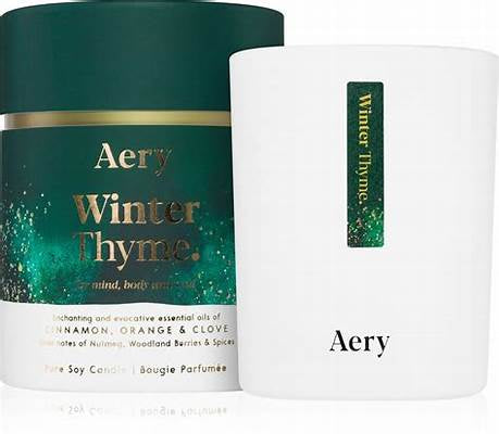 Winter Thyme Scented Candle