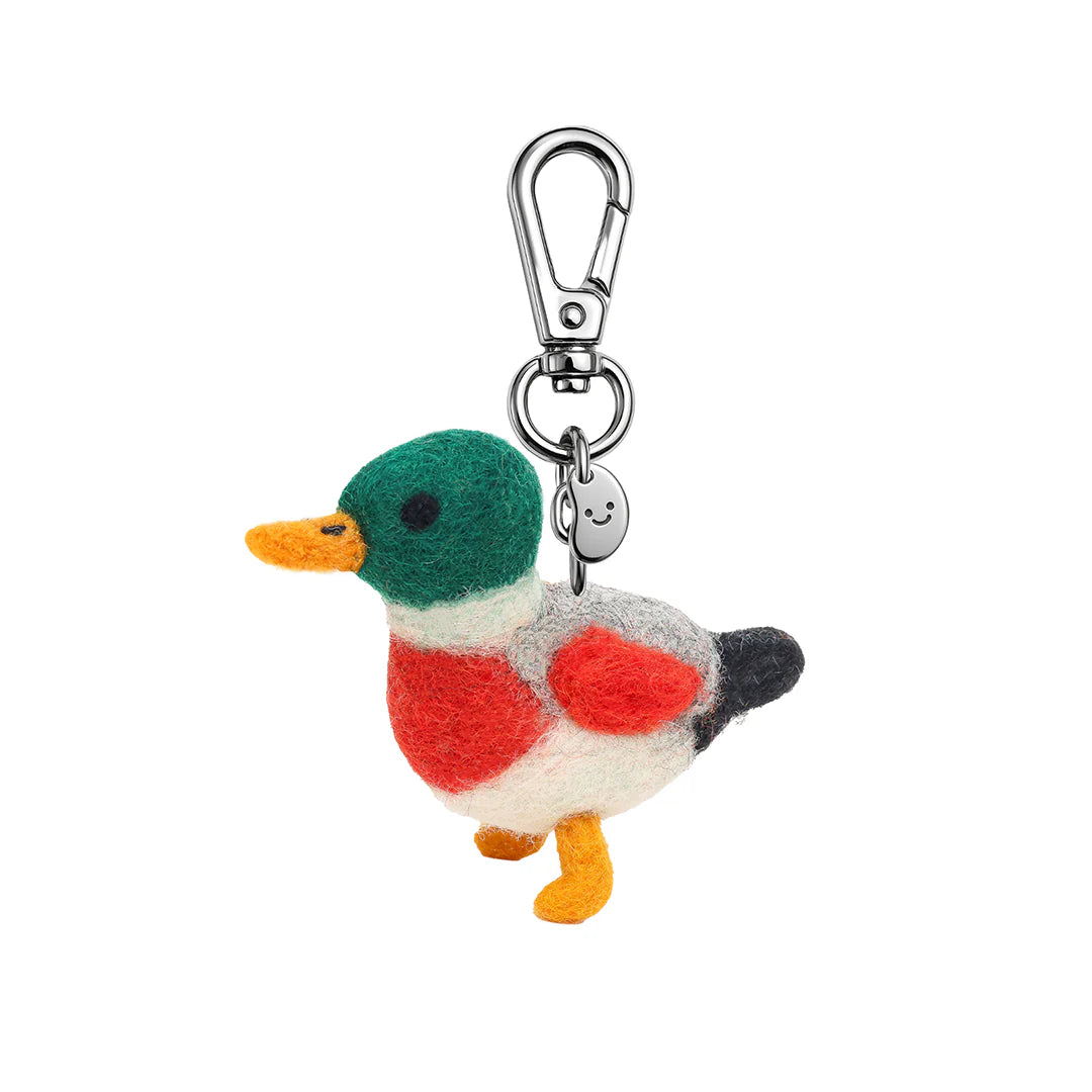 Marley The Mallard Felt Keychain - Silly Beans