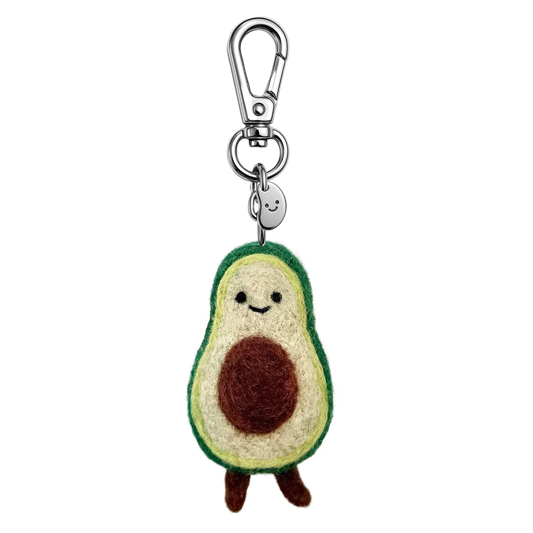 Ava The Avocado Felt Keychain - Silly Beans