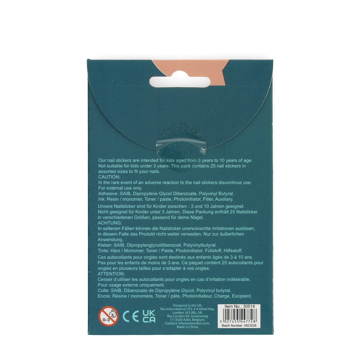 Children's Nail Stickers - Ladybird