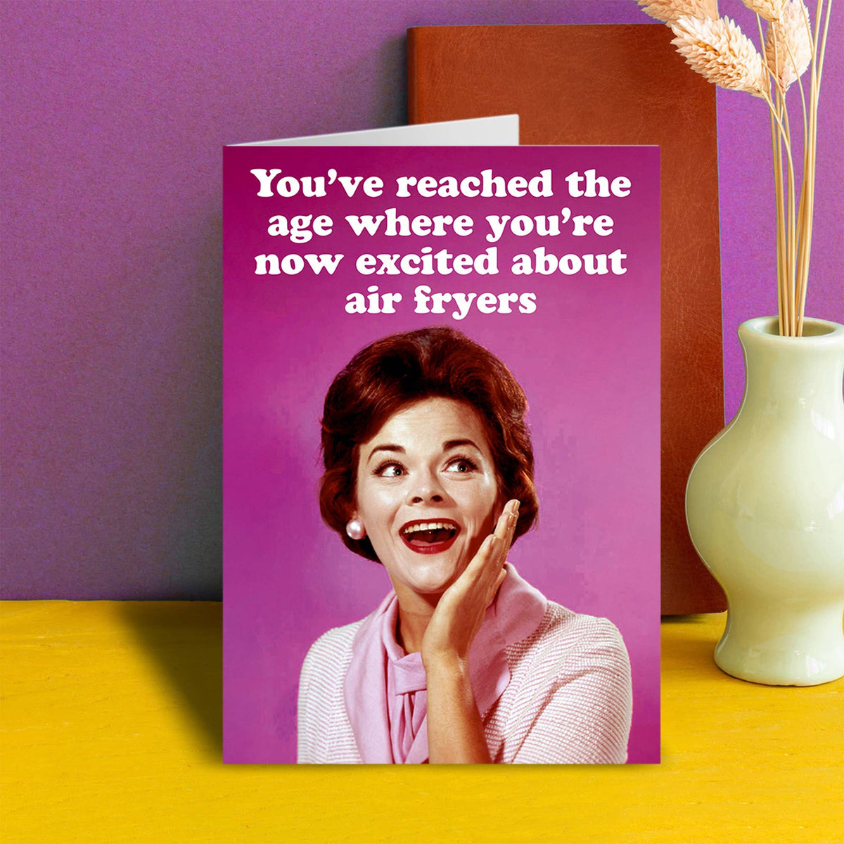 Excited about air fryers Greeting Card